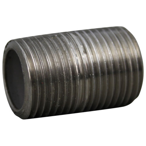 (image for) Henny Penny FP02-001 CLOSE NIPPLE - 3/8" MPT ,S/S